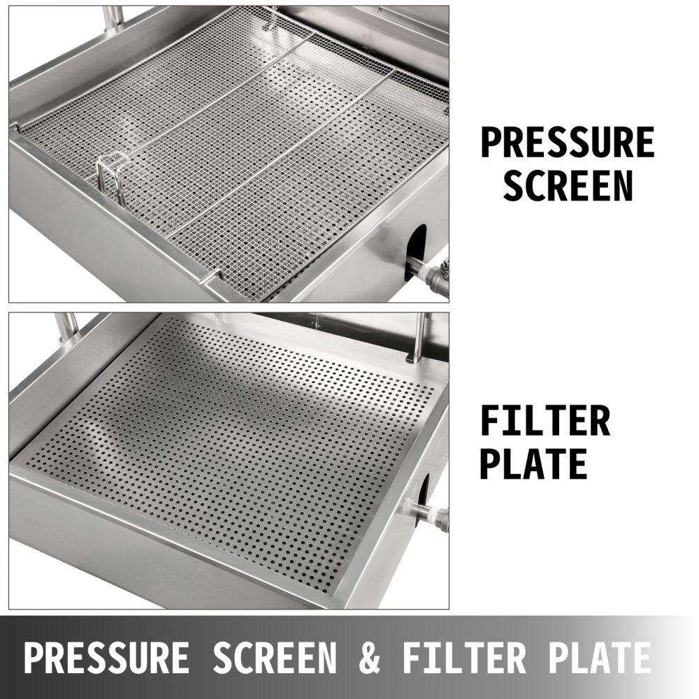 Freidora de donas manual VEVOR, mini máquina comercial para hacer donas, capacidad de 9 l, tolva, 3 moldes, grosor ajustable, 3000 W, acero inoxidable