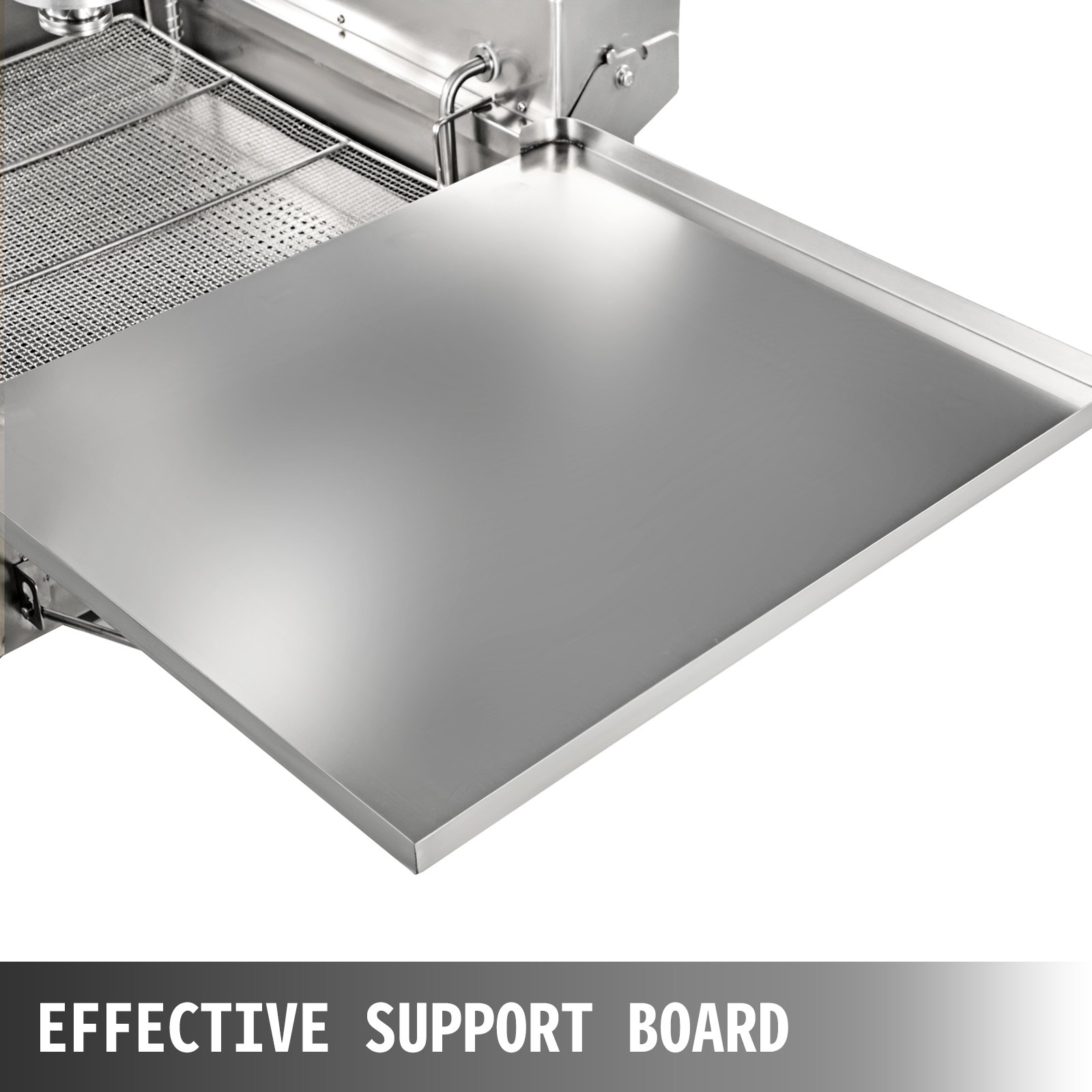 Freidora de donas manual VEVOR, mini máquina comercial para hacer donas, capacidad de 9 l, tolva, 3 moldes, grosor ajustable, 3000 W, acero inoxidable