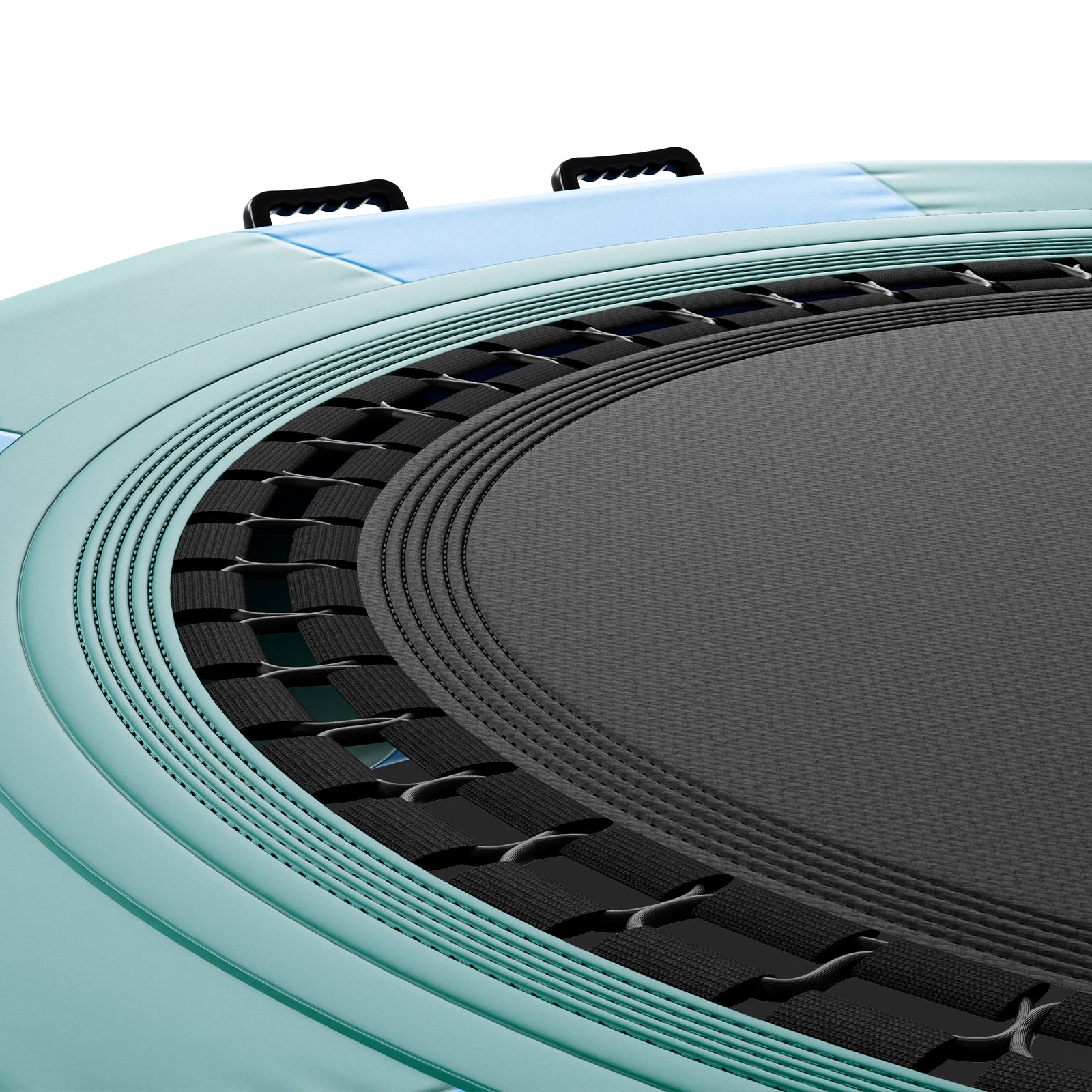 VEVOR Cama elástica acuática inflable de 3,65 m (12 pies), plataforma de salto portátil con escalera de 3 peldaños y bomba de aire eléctrica, ideal para niños y adultos, perfecta para piscinas, lagos y deportes acuáticos.