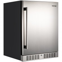 5.3 Cu. Ft Refrigerador de bebidas de acero inoxidable incorporado 150L Puerta reversible