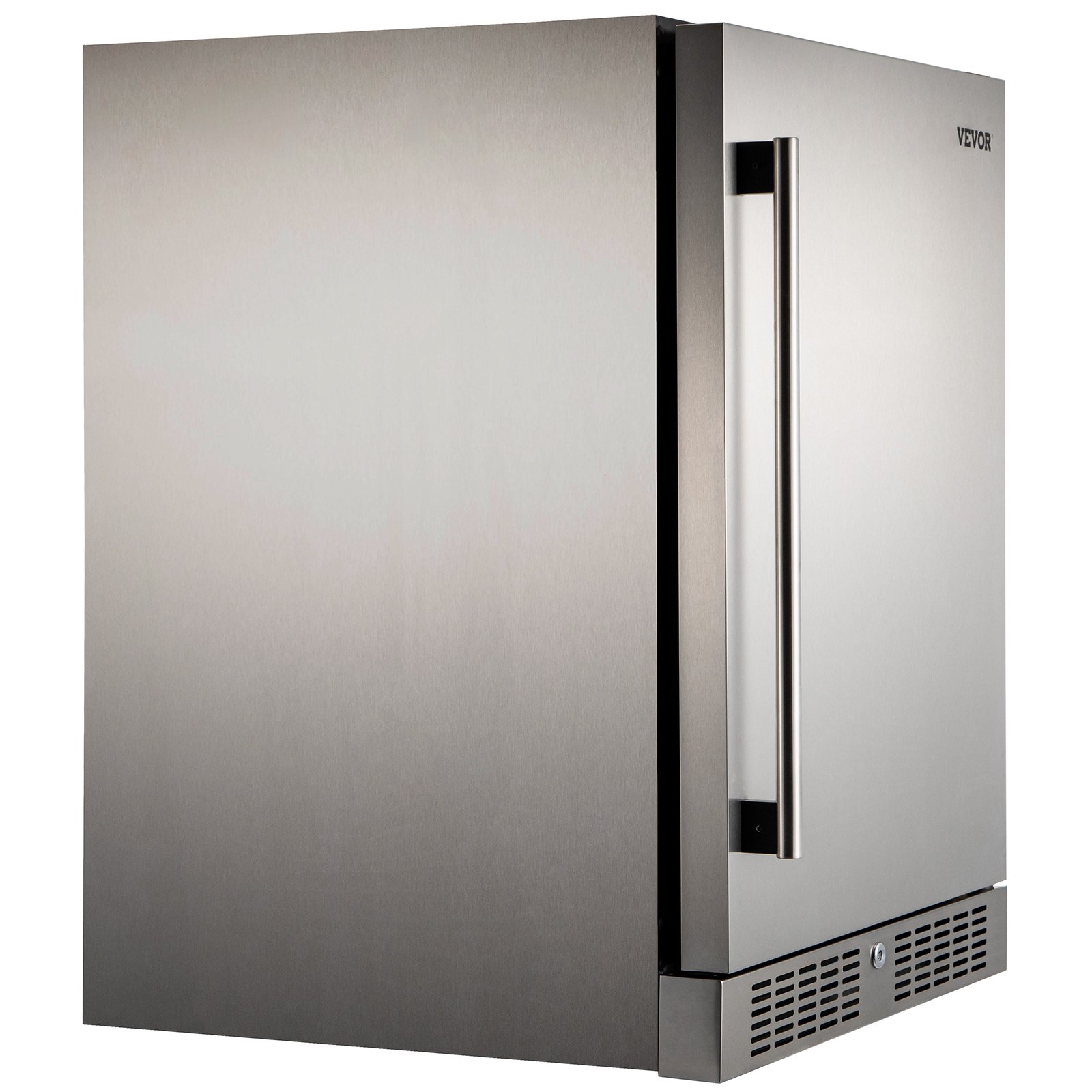 5.3 Cu. Ft enfriador de bebidas de acero inoxidable incorporado 150L puerta reversible exterior/interior