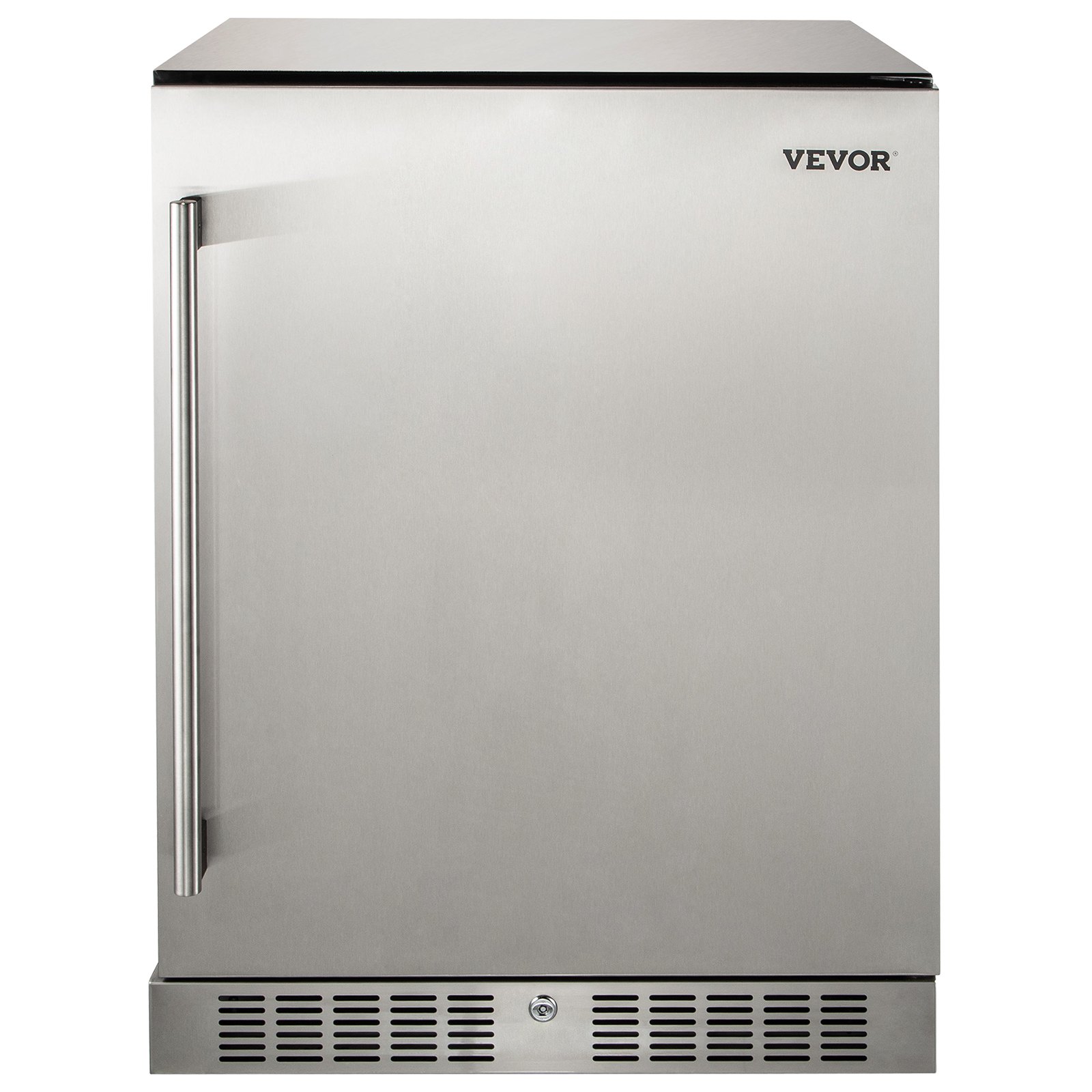 5.3 Cu. Ft enfriador de bebidas de acero inoxidable incorporado 150L puerta reversible exterior/interior