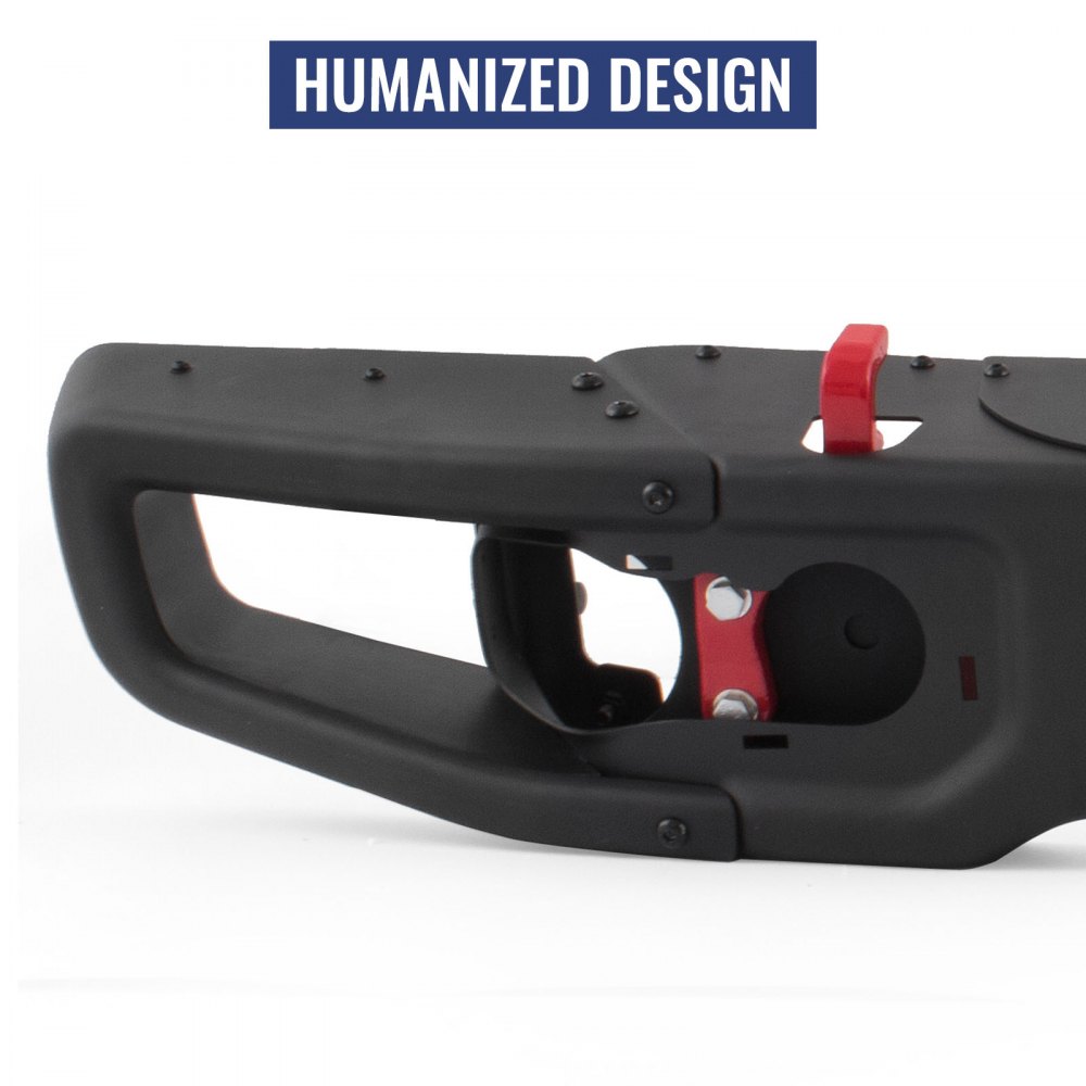 Parachoques delantero de acero VEVOR estilo 10º aniversario compatible con Jeep JK Wrangler Rubicon 2007-2018