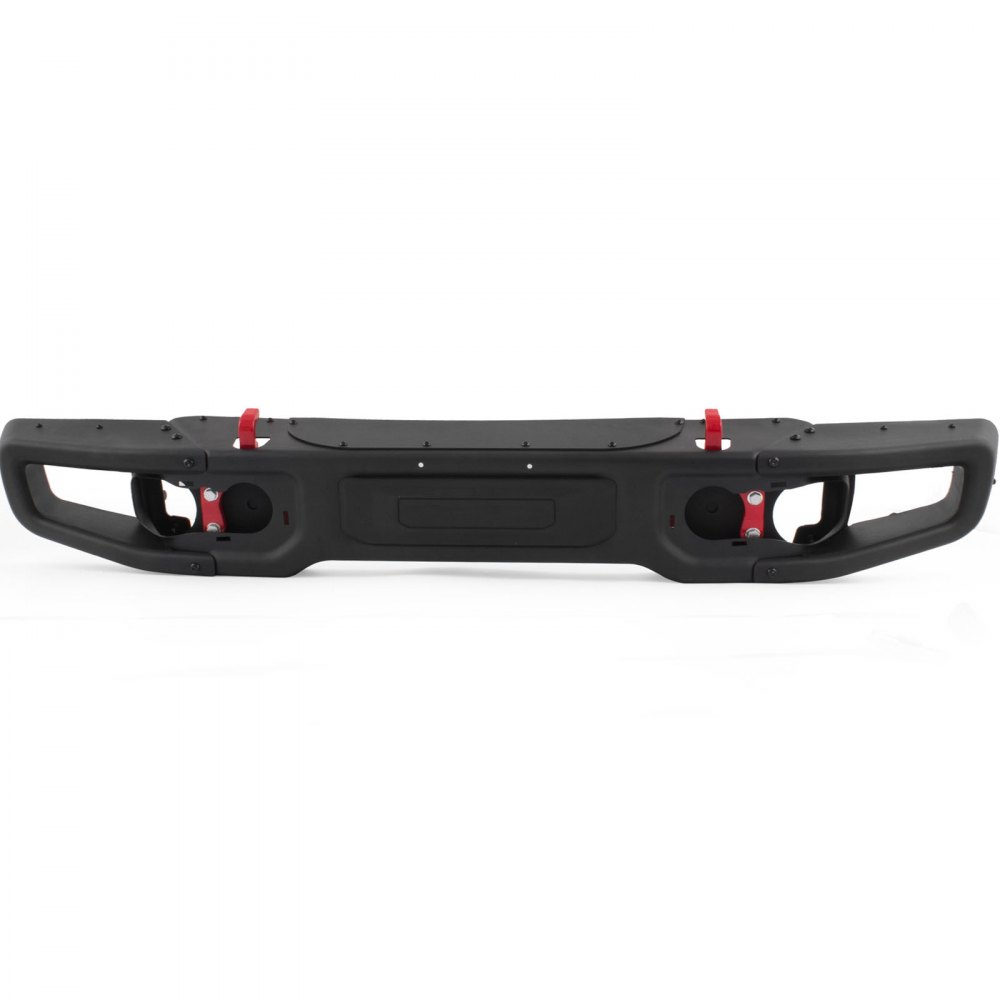 Parachoques delantero de acero VEVOR estilo 10º aniversario compatible con Jeep JK Wrangler Rubicon 2007-2018