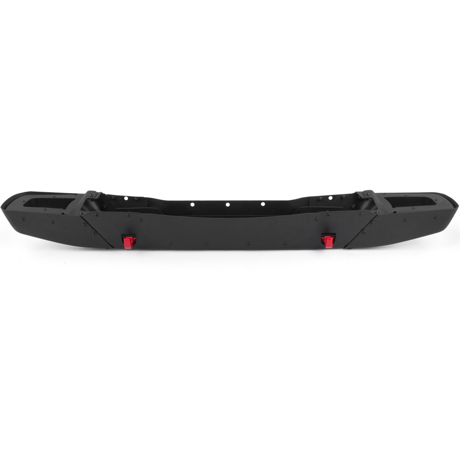 Parachoques delantero de acero VEVOR estilo 10º aniversario compatible con Jeep JK Wrangler Rubicon 2007-2018