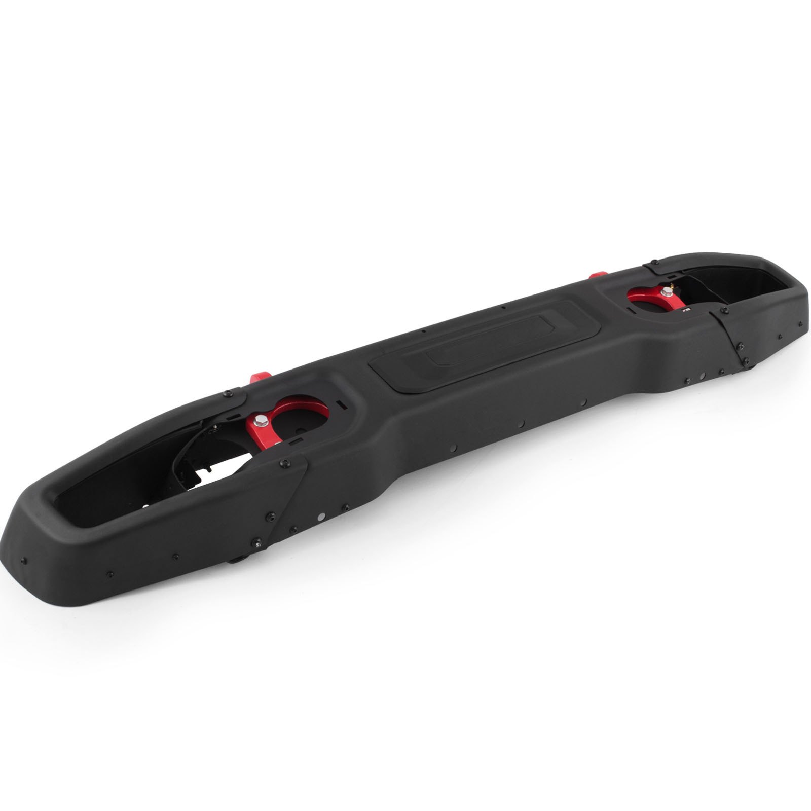 Parachoques delantero de acero VEVOR estilo 10º aniversario compatible con Jeep JK Wrangler Rubicon 2007-2018