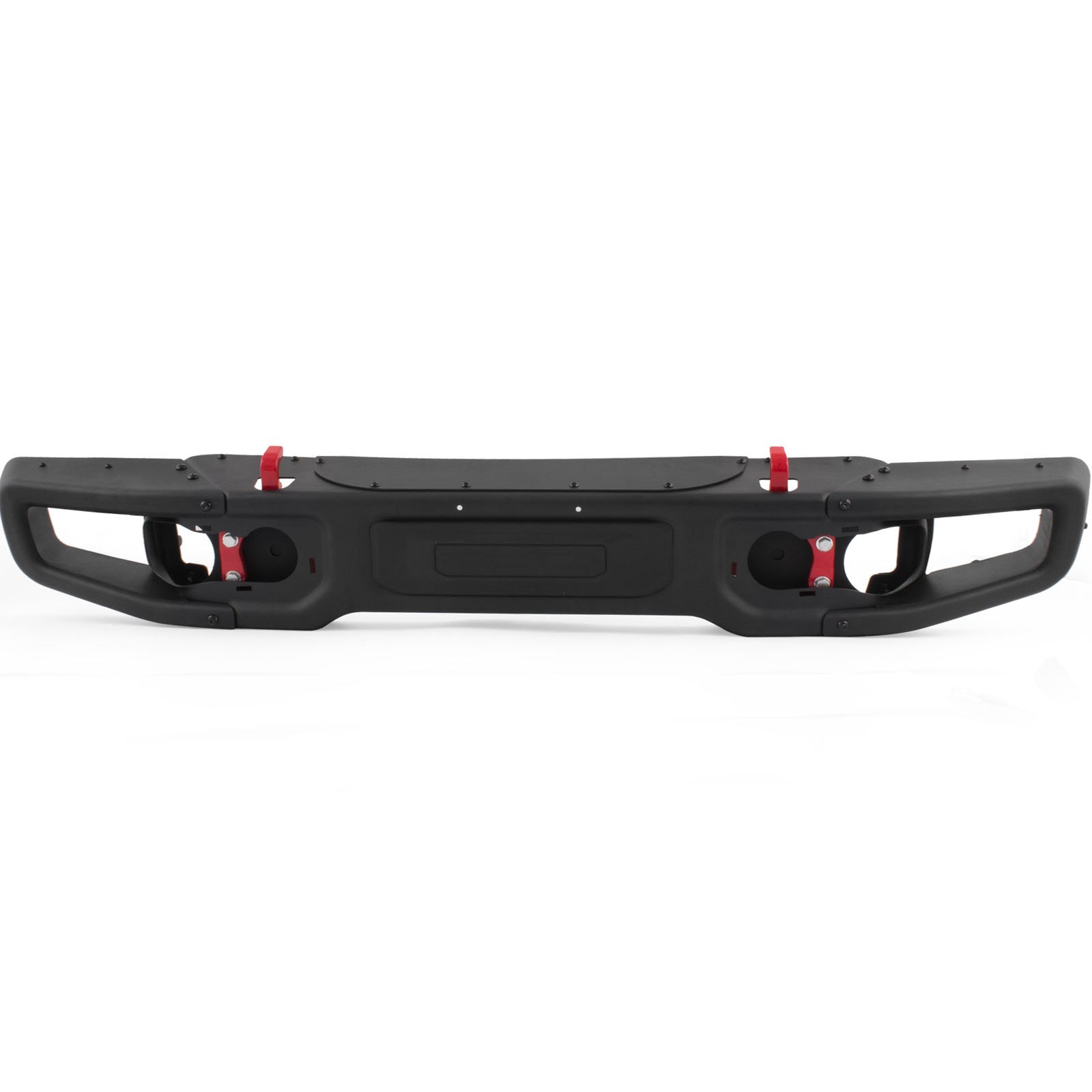 Parachoques delantero de acero VEVOR estilo 10º aniversario compatible con Jeep JK Wrangler Rubicon 2007-2018