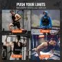 Placas de peso curvadas VEVOR para chalecos, pares de 14.5 lb, placas de peso de acero premium, ajuste ergonómico contorneado para WODs, peso adicional para chalecos lastrados, para entrenamiento de fuerza, correr y entrenamientos intensos.