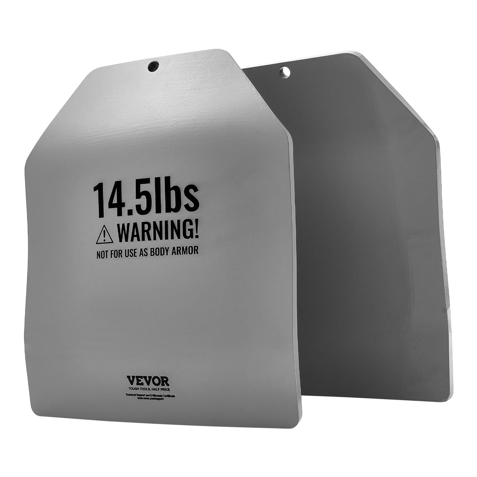 Placas de peso curvadas VEVOR para chalecos, pares de 14.5 lb, placas de peso de acero premium, ajuste ergonómico contorneado para WODs, peso adicional para chalecos lastrados, para entrenamiento de fuerza, correr y entrenamientos intensos.