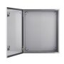 VEVOR Steel Electrical Box, 24 x 20 x 8 in, 304 Stainless Steel Electrical Enclosure Box, Wall-Mounted Outdoor Electrical Electronic Equipment Enclosure, Mounting Plate Hinges Lock, IP66 Waterproof