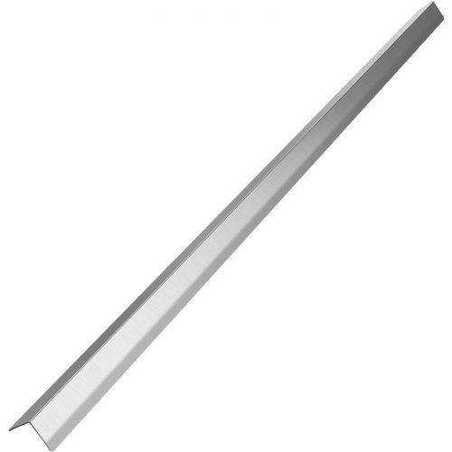 VEVOR - Protectores de esquina de acero inoxidable de 1,5 x 1,5 x 48 pulgadas, protector de esquina de pared de metal, paquete de 10 protectores de esquina de acero inoxidable 20 Ga 304 con ángulo de 90 grados para protección y decoración de paredes