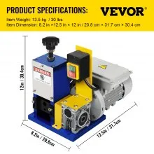 VEVOR Máquina Pelacables Eléctrica Máquina Peladora de Cables Automática de 110V para Pelar Cables 0,06 -1