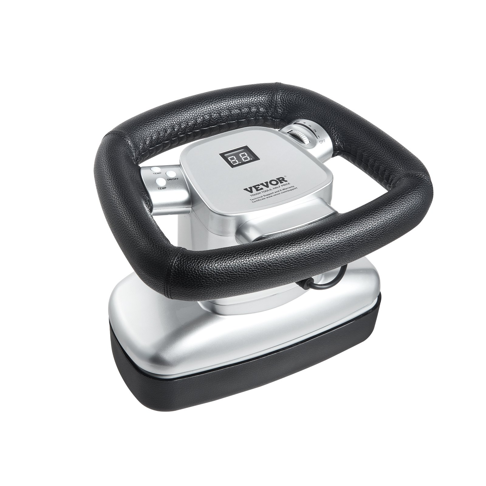 Masajeador quiropráctico VEVOR, masajeador vibratorio profesional de velocidad variable de 400 a 4600 rpm, masajeador corporal orbital quiropráctico de mano para aliviar los músculos de espalda, cuello y hombros.
