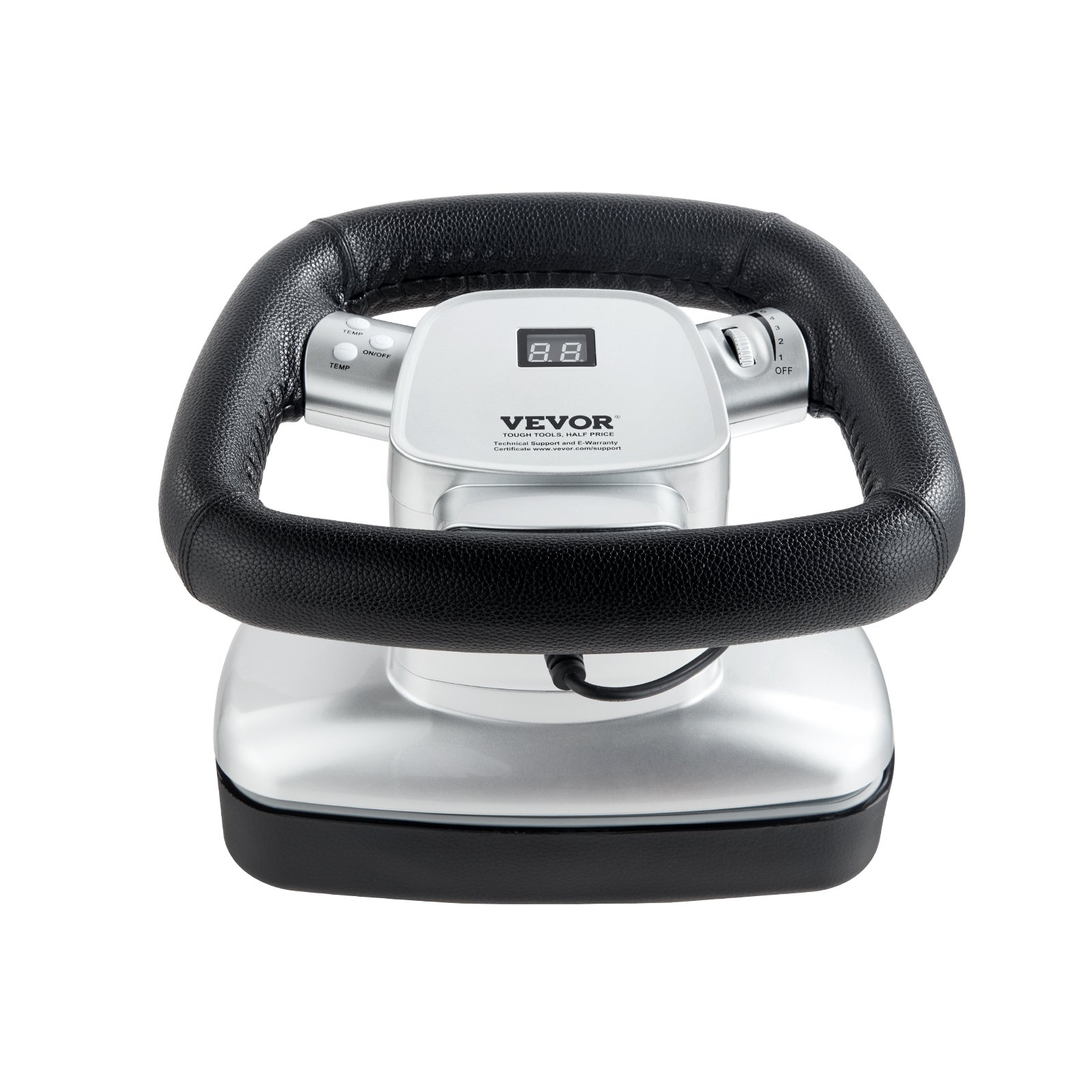 Masajeador quiropráctico VEVOR, masajeador vibratorio profesional de velocidad variable de 400 a 4600 rpm, masajeador corporal orbital quiropráctico de mano para aliviar los músculos de espalda, cuello y hombros.