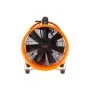 Ventilador portátil VEVOR, ventilador cilíndrico de alta resistencia de 10 pulgadas con manguera de 10 m, potente extractor de aire de taller de 380 W 1893FM, soplador industrial para aspirar polvo y humo en el hogar y el trabajo.