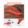 Tornillo de banco para tubos, portátil, ligero, de aluminio, con capacidad de 1/8" a 1-1/2