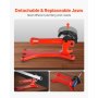 Tornillo de banco para tubos, portátil, ligero, de aluminio, con capacidad de 1/8" a 1-1/2
