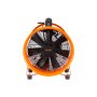 Ventilador portátil VEVOR, ventilador cilíndrico de 8 pulgadas para trabajo pesado con manguera de 16.4 pies, potente extractor de aire para taller de 195 W y 1070 CFM, soplador industrial para aspirar humo, ideal para el hogar y el trabajo.