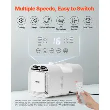 Aire acondicionado portátil de 4250 BTU para tiendas de campaña y autocaravanas al aire libre