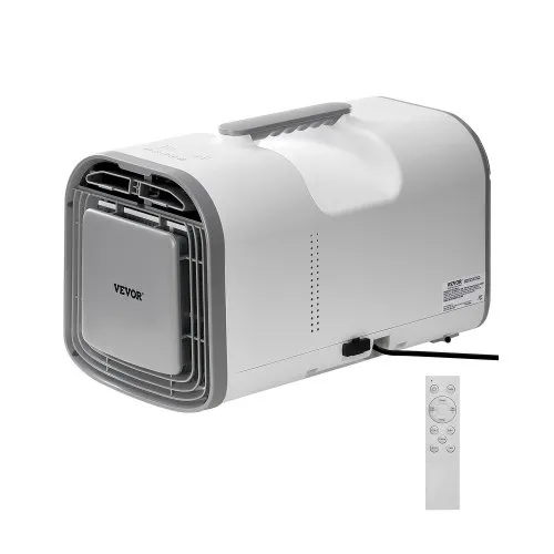 Aire acondicionado portátil de 4250 BTU para tiendas de campaña, aire acondicionado CA/CC para camping, caravanas y hogares.