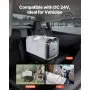 Aire acondicionado portátil de 4250 BTU para tiendas de campaña, aire acondicionado CA/CC para camping, caravanas y hogares.