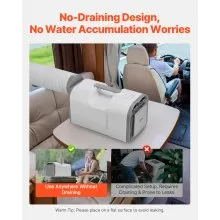 Aire acondicionado portátil de 4250 BTU para tiendas de campaña, aire acondicionado CA/CC para camping, caravanas y hogares.