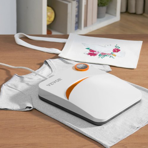 Máquina de prensa de calor VEVOR, 10 x 12 pulgadas, máquina portátil de impresión de camisas, máquina de prensa de calor de transferencia de sublimación multifuncional con revestimiento de teflón, prensa de planchado fácil para camisetas/bolsos/HTV/almohadas proyectos de vinilo