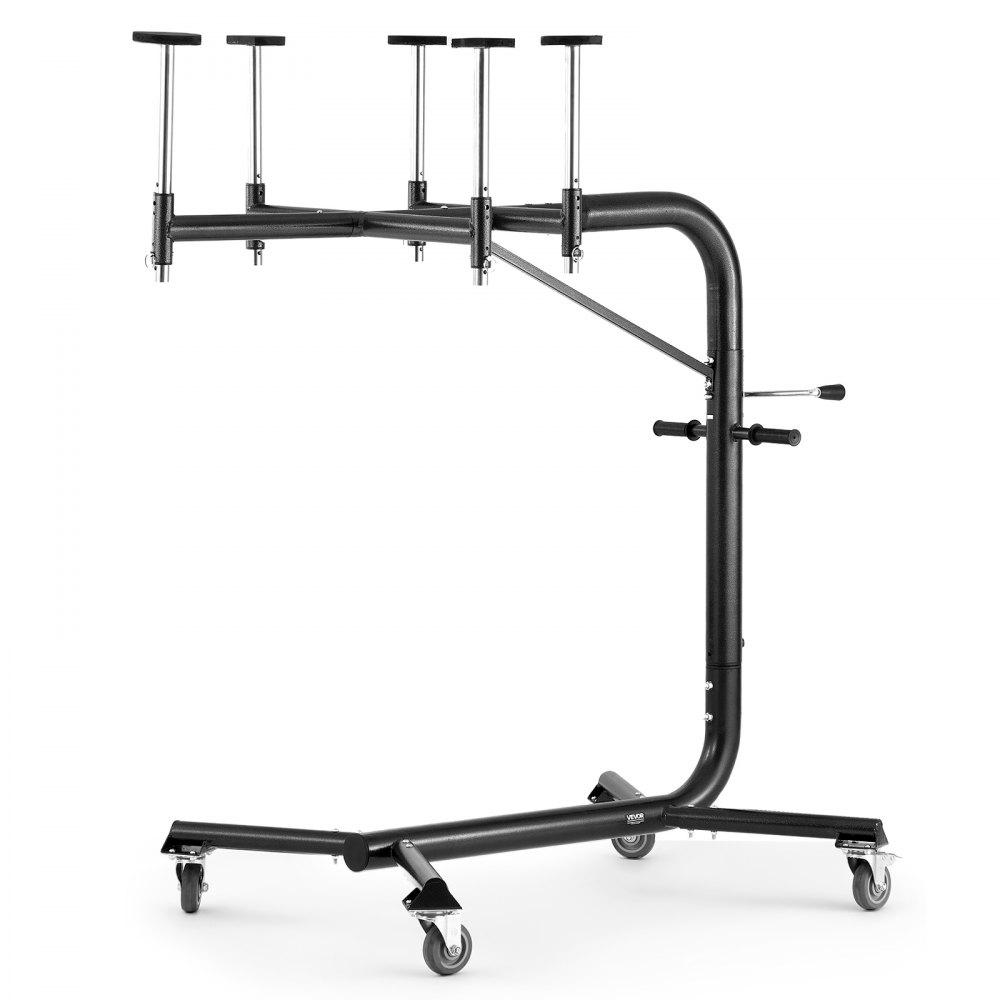 Elevador de techo rígido VEVOR, 200 lb, sistema de extracción y almacenamiento de techo rígido para Jeep, fácil de operar por una sola persona, compatible con Jeep Wranglers de 2 y 4 puertas YJ, TJ, JK, JL y 4XE y Ford Bronco de 4 puertas y 6.ª generación+