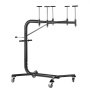 Elevador de techo rígido VEVOR, 200 lb, sistema de extracción y almacenamiento de techo rígido para Jeep, fácil de operar por una sola persona, compatible con Jeep Wranglers de 2 y 4 puertas YJ, TJ, JK, JL y 4XE y Ford Bronco de 4 puertas y 6.ª generación+
