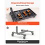 Elevador VEVOR para quitar techos rígidos, 100 kg, sistema de extracción y almacenamiento de techos rígidos para Jeep, operación rápida y sencilla por una sola persona, altura ajustable, para Jeep Wrangler YJ, TJ, JK, JL, 4XE, Ford Bronco de 4 puertas y 6.ª generación+