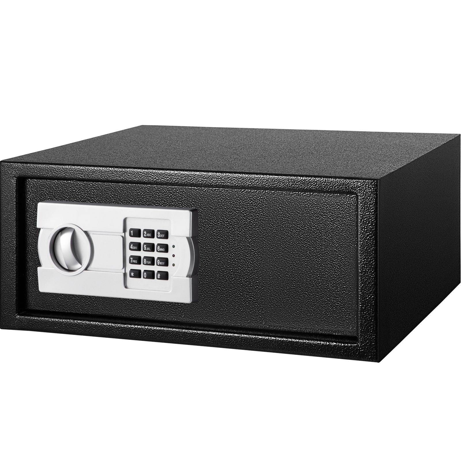 VEVOR Caja de seguridad de 0.8 pies cúbicos, caja de seguridad con cerradura digital, caja de seguridad digital, con dos llaves, construcción de acero al carbono, ideal para el hogar, hotel y oficina