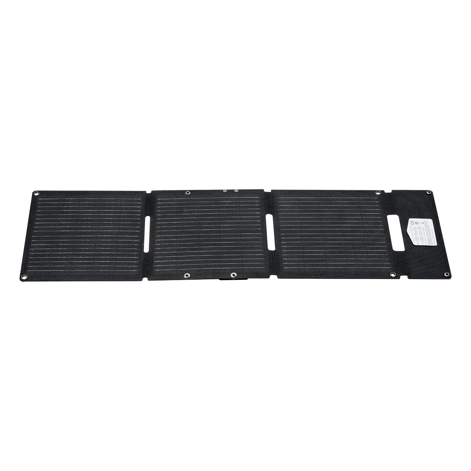 Cargador solar plegable VEVOR de 30 W, panel solar monocristalino tipo N de 16 BB con 24 % de eficiencia, ultraligero y portátil con puertos USB-A, USB-A (QC3.0) y tipo C para camping, senderismo, teléfonos y tabletas.