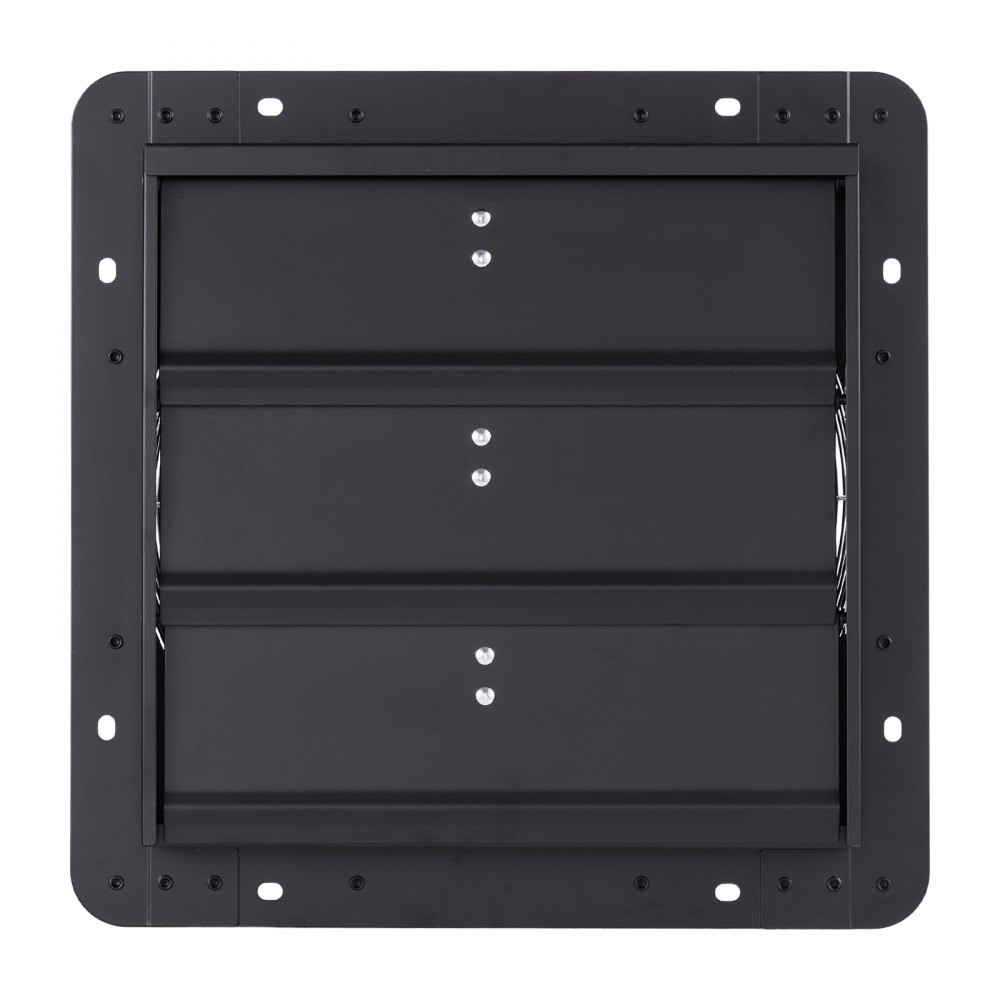 VEVOR Ventilador de escape de 14 pulgadas con persiana, para ático, de pared, con controlador de velocidad variable, 1400 CFM, motor de CA, acero resistente, silencioso, para cobertizos, garajes e invernaderos, color negro