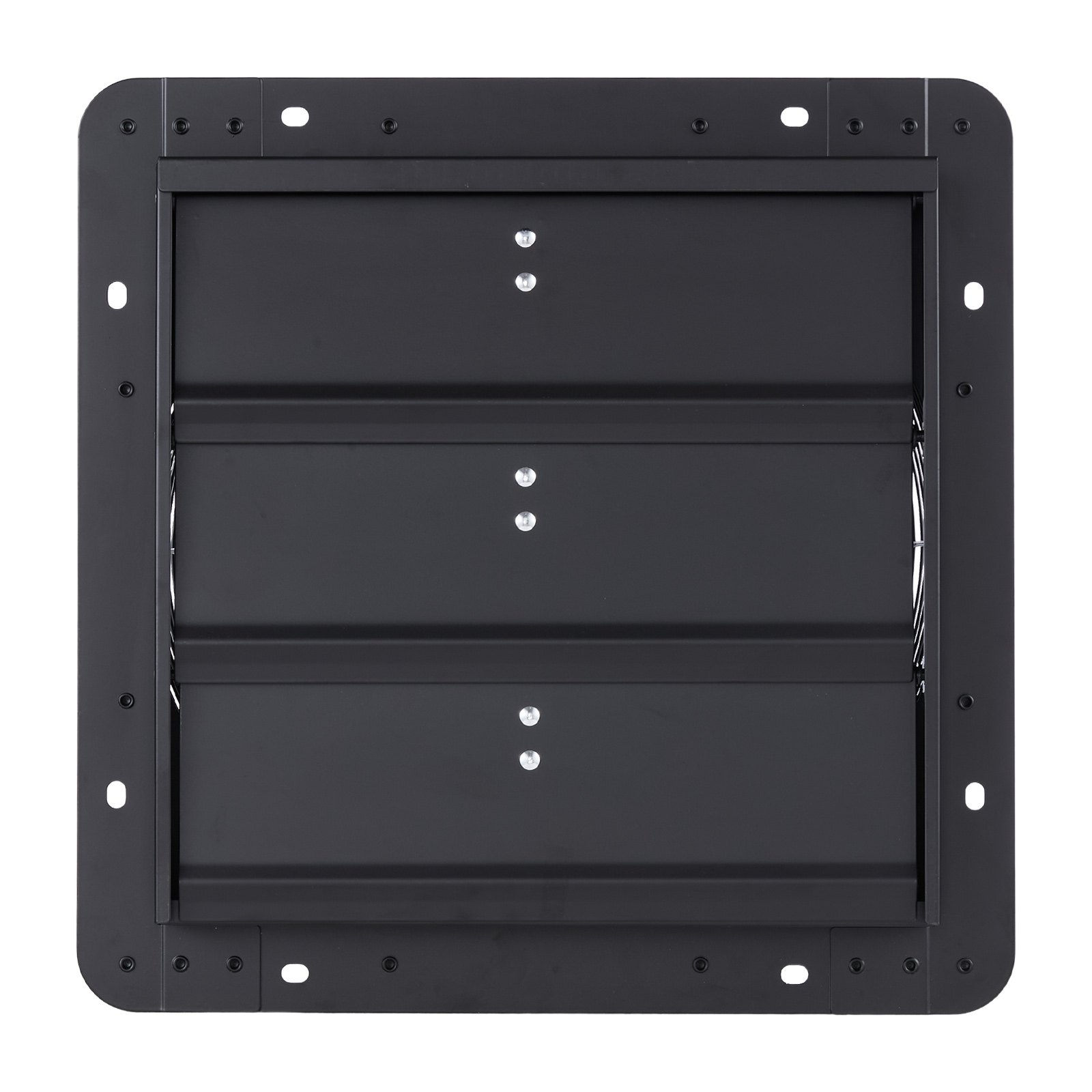 VEVOR Ventilador de escape de 14 pulgadas con persiana, para ático, de pared, con controlador de velocidad variable, 1400 CFM, motor de CA, acero resistente, silencioso, para cobertizos, garajes e invernaderos, color negro