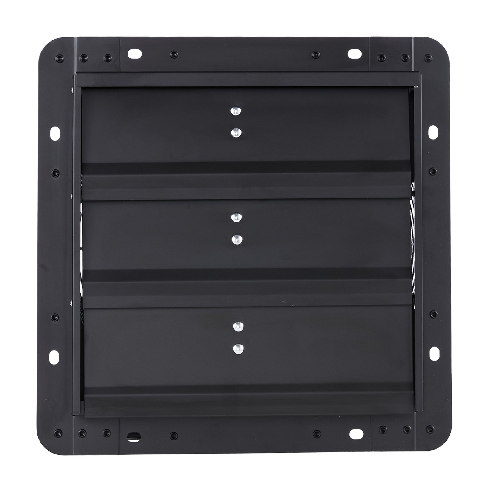 VEVOR Ventilador de escape de 12 pulgadas con persianas, para ático, de pared, con controlador de velocidad variable, 1100 CFM, motor de CA, acero resistente, silencioso, para cobertizos, garajes e invernaderos, color negro