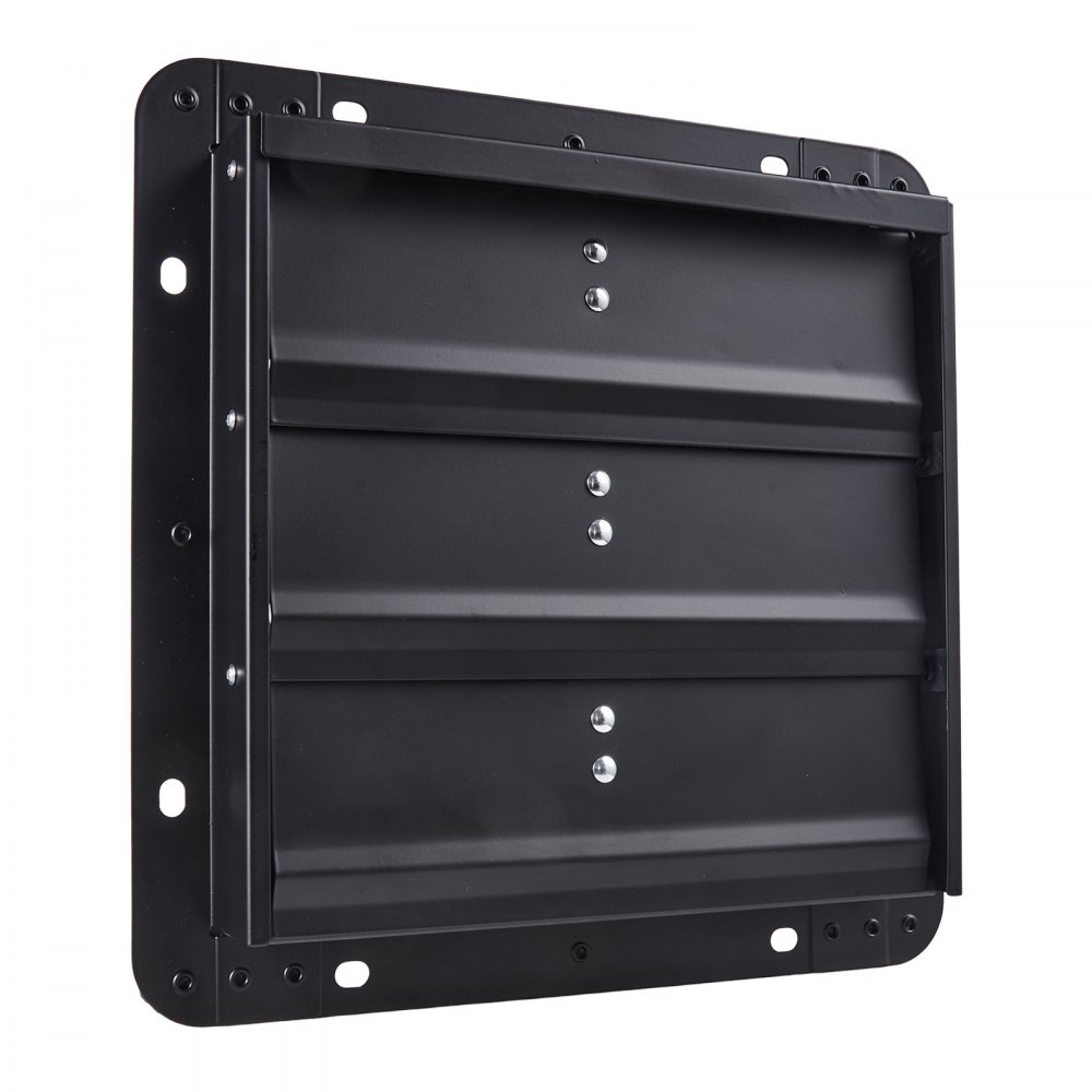 VEVOR Ventilador de escape de 10 pulgadas con persianas, para ático, de pared, con controlador de velocidad variable, 900 CFM, motor de CA, acero resistente, silencioso, para cobertizos, garajes e invernaderos, color negro