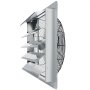 Ventilador de escape con obturador VEVOR de 24 pulgadas, alta velocidad 3320 CFM, ventilador de ático de montaje en pared de aluminio con motor de CA, ventilación y refrigeración para invernaderos, garajes, cobertizos, tiendas, FCC