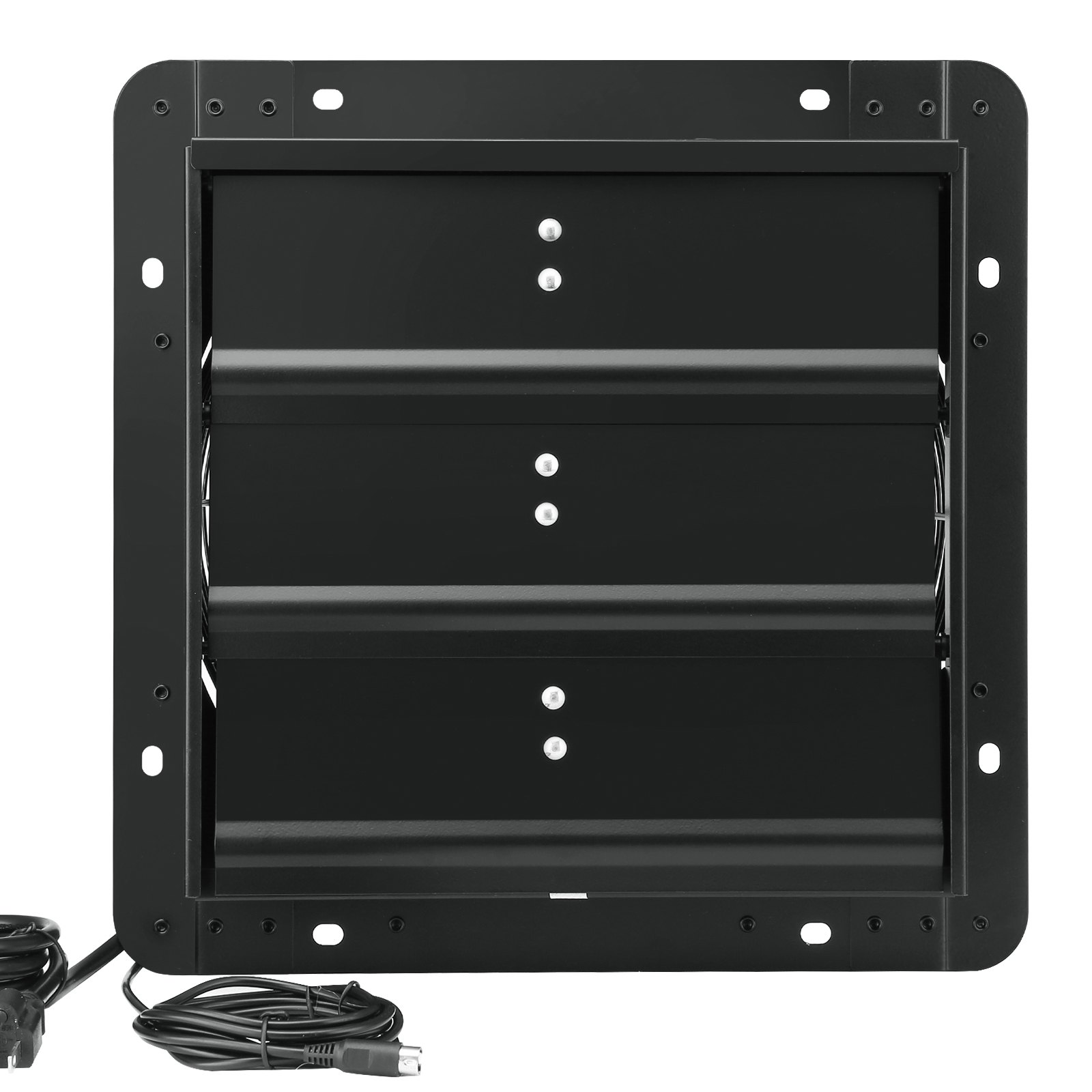 Extractor de aire VEVOR de 12'' con controlador de temperatura y humedad, motor EC, 940 CFM, ventilador de ático de pared ajustable con 10 velocidades, ventilación y refrigeración para invernaderos, garajes y cobertizos, homologado por ETL.