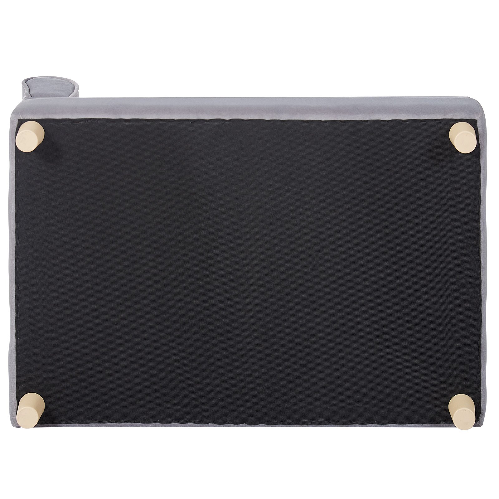 Sofá para mascotas VEVOR, sofá cama para perros y gatos grandes, suave y aterciopelado, soporta hasta 50 kg, color gris