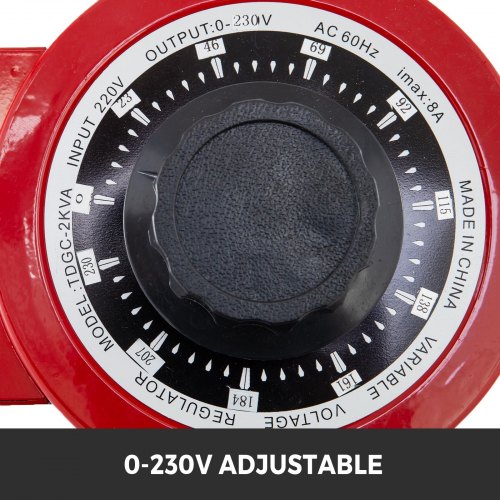 VEVOR 2000VA 20A Transformador automático 110V 60Hz Voltaje de entrada Pantalla digital 0-130V Salida Regulador de voltaje automático para enchufe de EE. UU.