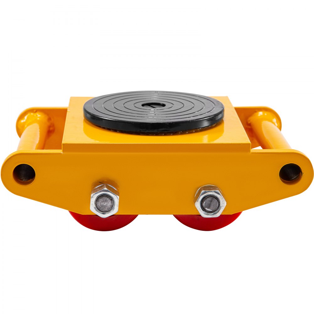 VEVOR Machinery Mover Machinery Skate Dolly 6T, con rotación de 360 ° , 4 piezas en amarillo