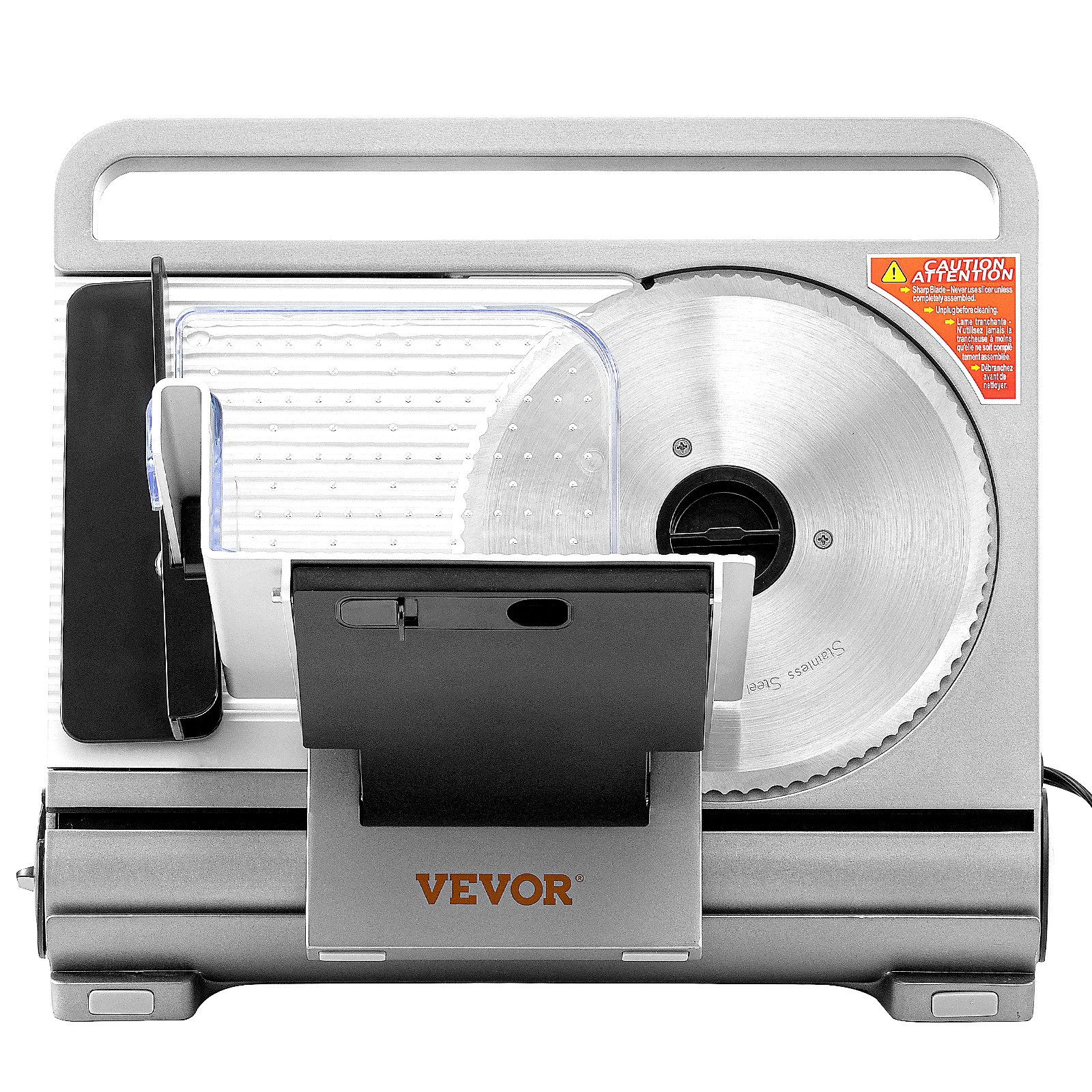 VEVOR Cortadora De Carne Rebanadora de carne comercial de 7,5  rebanadora eléctrica Deli de 45W para carne queso pan