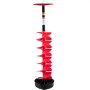 Barrena para hielo VEVOR, de nailon de 20 cm de diámetro y 99 cm de longitud. Incluye varilla de extensión de 30 cm, adaptador, placa superior y protector de cuchilla para pesca en hielo.
