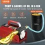 Kit de bomba de transferencia de combustible diésel VEVOR de 12 V y 10 GPM CC con boquilla y manguera de apagado automático. Bomba extractora de combustible autocebante eléctrica portátil para diésel, queroseno, maquinaria y aceite de transformador.