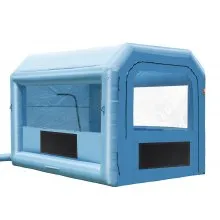 VEVOR Cabina de pintura inflable, cabina de pintura inflable de 13,1 x 9,8 x 9 pies, con potente soplador de 750 W y sistema de filtro de aire, cabina de pintura portátil para motocicleta, bicicleta, pintura de piezas de automóvil
