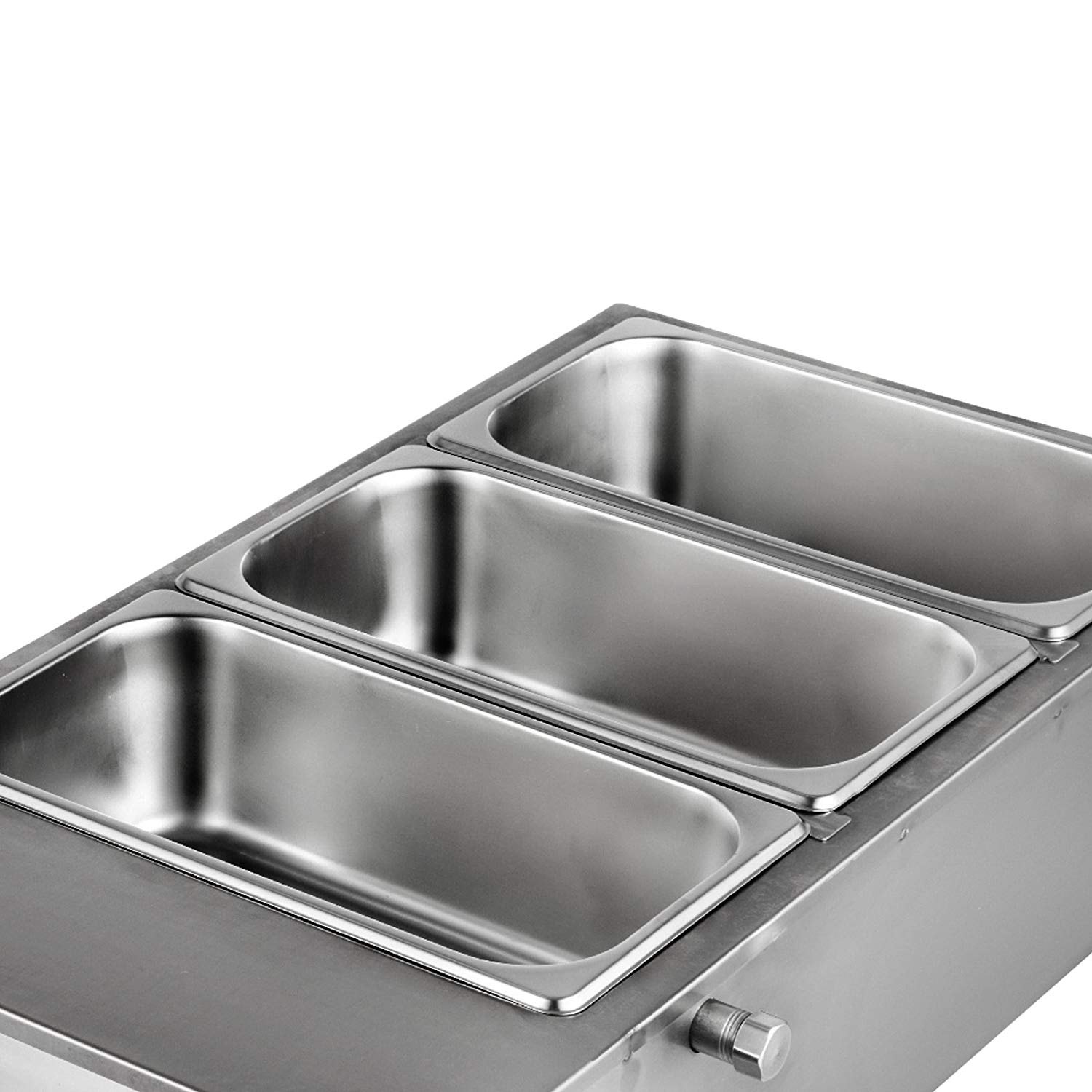 Máquina templadora de chocolate VEVOR de 26,5 libras, máquina para derretir chocolate con control de temperatura (0~80 ℃/32~176 ℉), calentador de alimentos comercial eléctrico de 1000 W para derretir y calentar chocolate/leche/crema/sopa, 3 tanques.