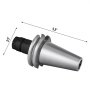 VEVOR - Portaherramientas CAT40 (8 piezas), juego de mandriles de pinza ER16, longitud de 70 mm, portaherramientas de alta precisión para fresadora de alta resistencia, 8000 RPM, para torno de fresadora con máquina de grabado CNC (CAT40-ER16-70)
