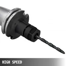 VEVOR 8 piezas CAT40 Portaherramientas ER16 Collet Chuck Set longitud 70 mm Chuck Portaherramientas Set Portaherramientas para máquina de grabado CNC Torno de fresado (CAT40 ER16 70 mm)