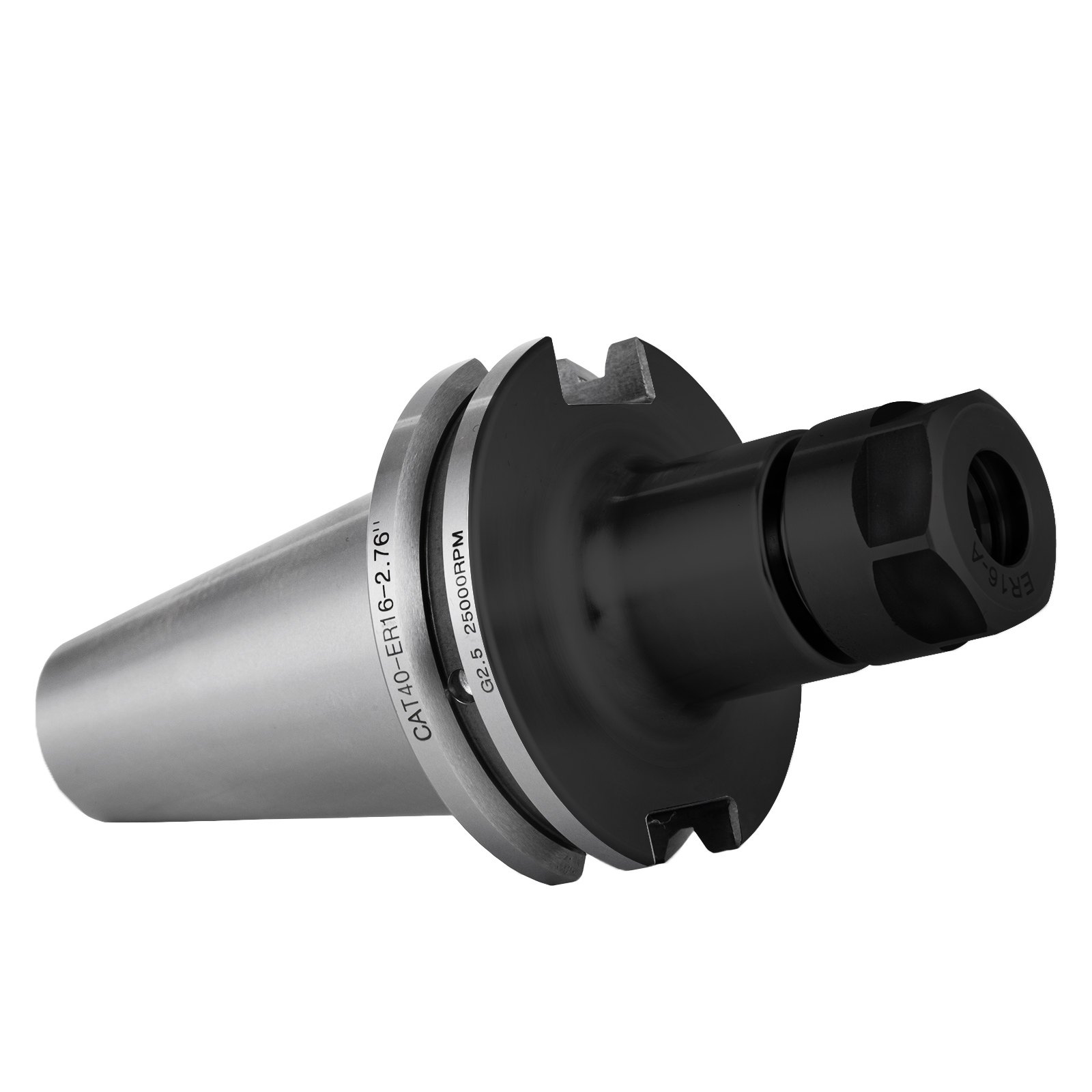 VEVOR - Portaherramientas CAT40 (8 piezas), juego de mandriles de pinza ER16, longitud de 70 mm, portaherramientas de alta precisión para fresadora de alta resistencia, 8000 RPM, para torno de fresadora con máquina de grabado CNC (CAT40-ER16-70)