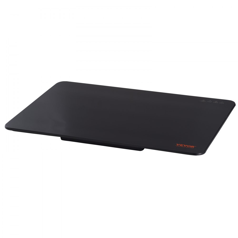 VEVOR Bandeja calentadora eléctrica, bandeja calefactora portátil de vidrio templado de 16,5" x 23,6" con control de temperatura (65-90 ℃), perfecta para cenas, catering, casa, fiestas, eventos, entre